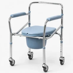 Commode Wheelchair KY696 for patient mobility and toileting support by Ethan Medical Ins. Bangladesh