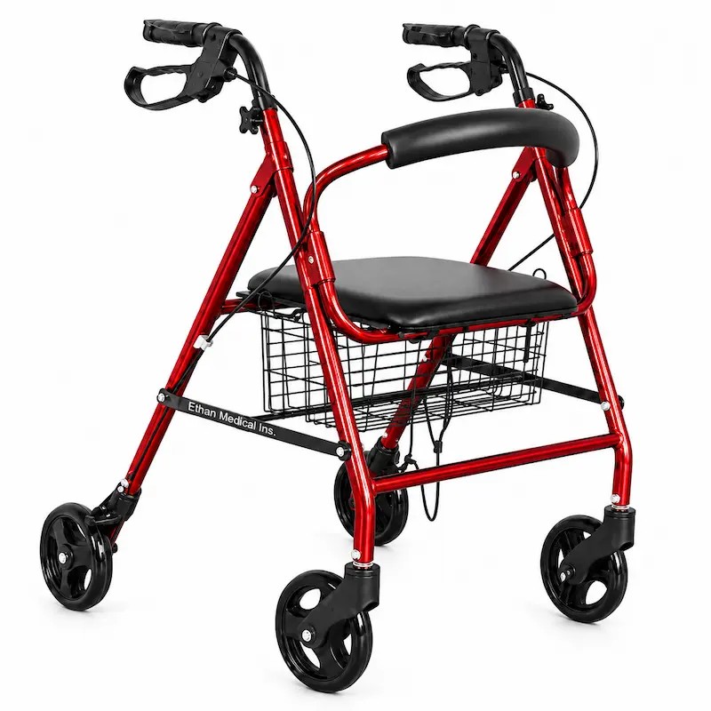 Rehabilitation Walker Rollator for mobility support by Ethan Medical Ins. Bangladesh