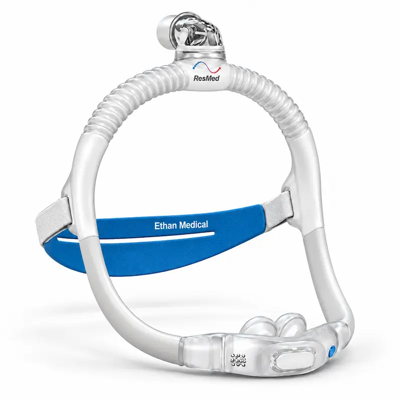 ResMed AirFit P30i Nasal Pillows Mask with top-of-head tubing for CPAP therapy in Bangladesh