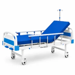 Super Deluxe two crank manual hospital bed for home care, nursing, hospital and clinic in Bangladesh from Ethan Medical Ins.
