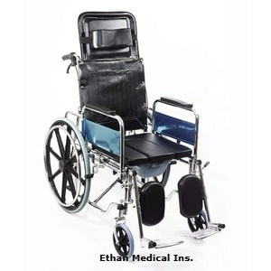 Sleeping and Commode Wheel Chair with mag wheels in Bangladesh