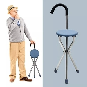 Walking Cane with Seat at Ethan Medical Ins.