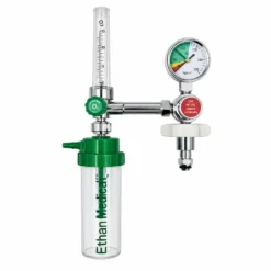 Oxygen flow meter for medical oxygen delivery