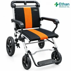 Extra Wide Folding Wheelchair by Ethan Medical Ins.